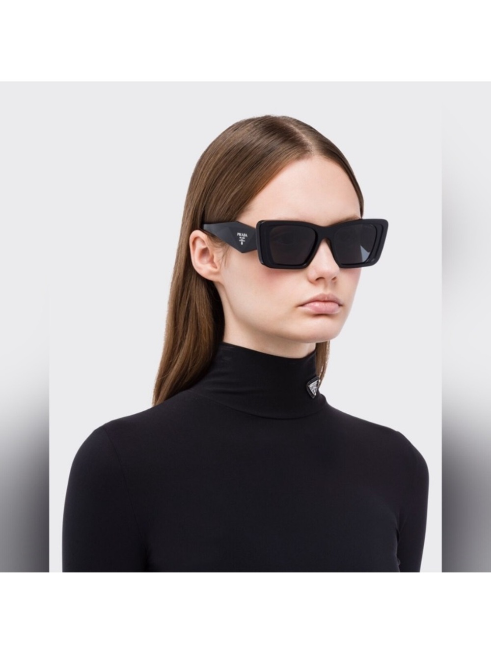 Prada 08YS Symbole Butterfly Black sunglasses - Picture 2 of 8